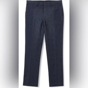 Tommy Hilfiger Charcoal Navy Checkered Men's Trousers 29Wx30L